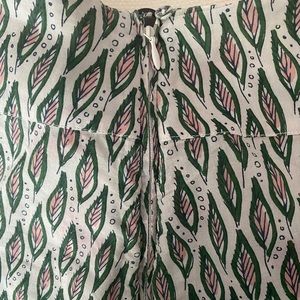 A Line Cotton Reversible Skirt from England